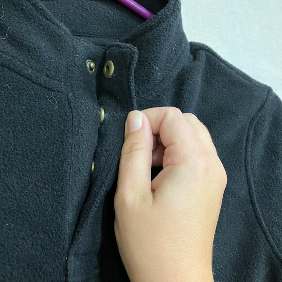 Cat & Jack Boys XS (4-5) Black 1/4 Snap Pullover Long Sleeves Fleece Sweatshirt - Picture 7 of 10